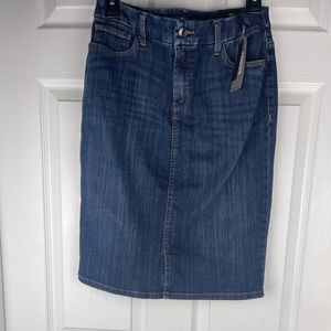 Chico’s So Slimming Girlfriend Denim Skirt
